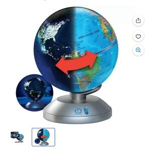 Discovery Kids Globe Light 2-in-1 day and night Earth